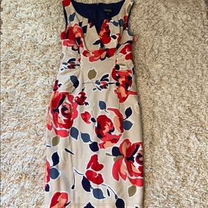 Adrianna Papell floral dress size 6 EUC